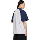Balenciaga White Raglan Sleeves T-Shirt