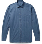 Rubinacci - Cotton-Chambray Shirt - Blue