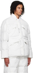 RAINS White Harbin Puffer Jacket