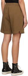 Rick Owens DRKSHDW Brown Boxers Shorts