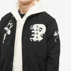 By Parra Men's Cloudy Star Varsity Jacket in Black