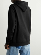 Balmain - Logo-Appliquéd Cotton-Jersey Hoodie - Black