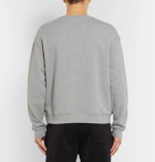 McQ Alexander McQueen - Psychobilly Printed Loopback Cotton-Jersey Sweatshirt - Men - Gray