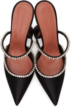 Amina Muaddi Black Gilda Mule Heels