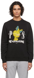 PS by Paul Smith Black Graphic Logo Sweatshirt