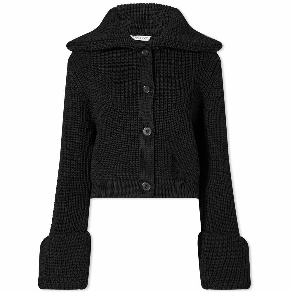JW Anderson Women's Chunky Knit Cardigan in Black JW Anderson