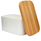 The Conran Shop Bread Bin & Chopping Board in Cream
