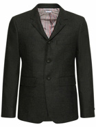 THOM BROWNE - Shetland Single Breasted Wool Jacket