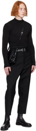 Mugler Black Sculpting Sweater