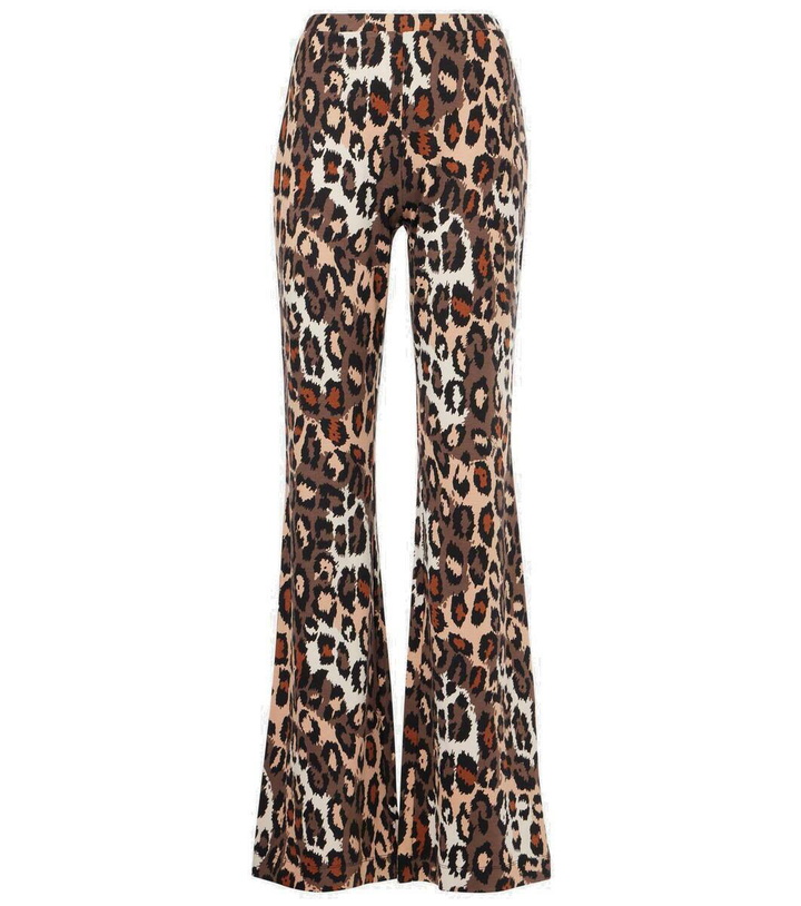 Photo: Diane von Furstenberg Brooklyn leopard-print flared pants