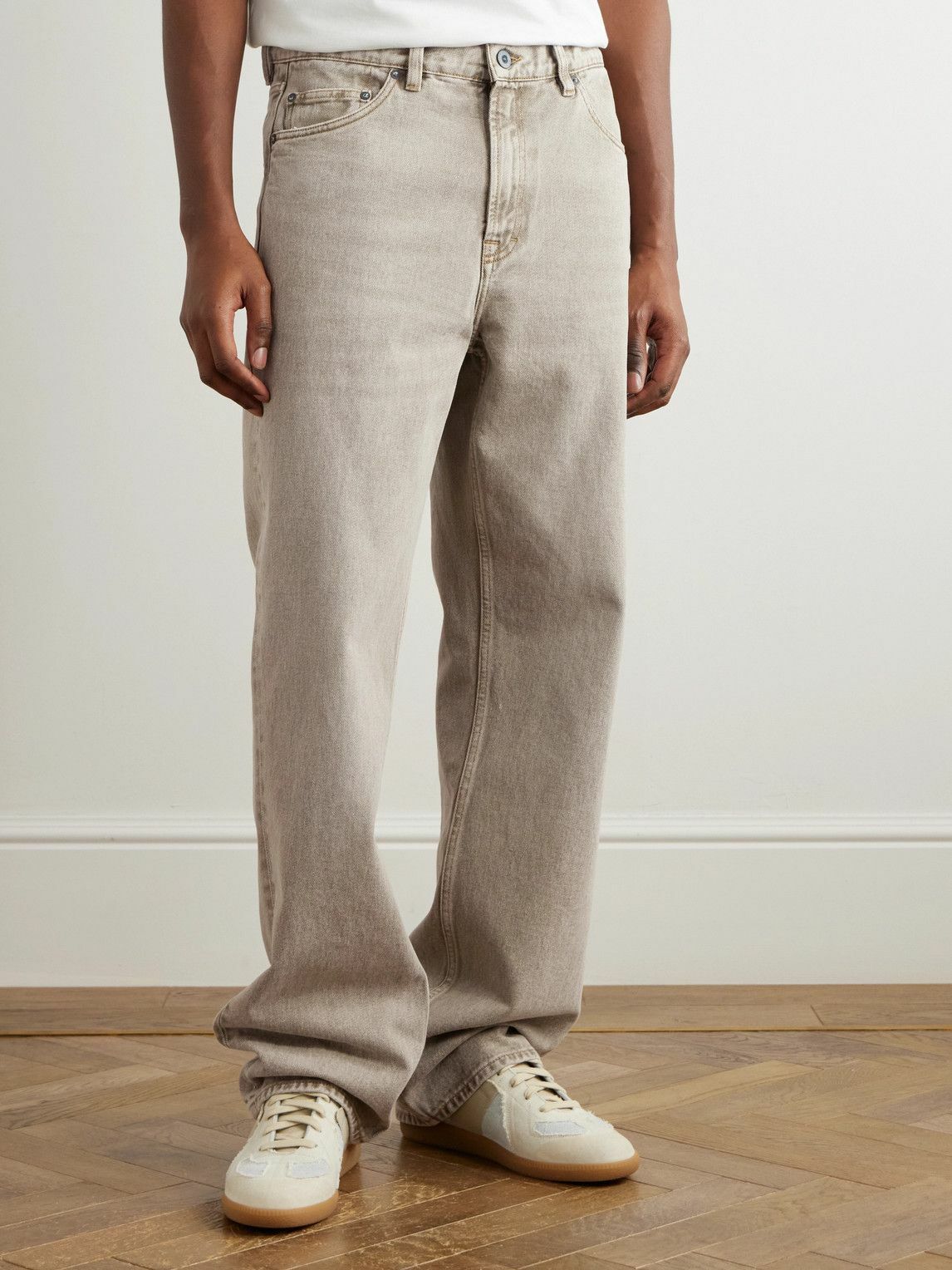 Our Legacy Men's Straight Leg Jeans Green