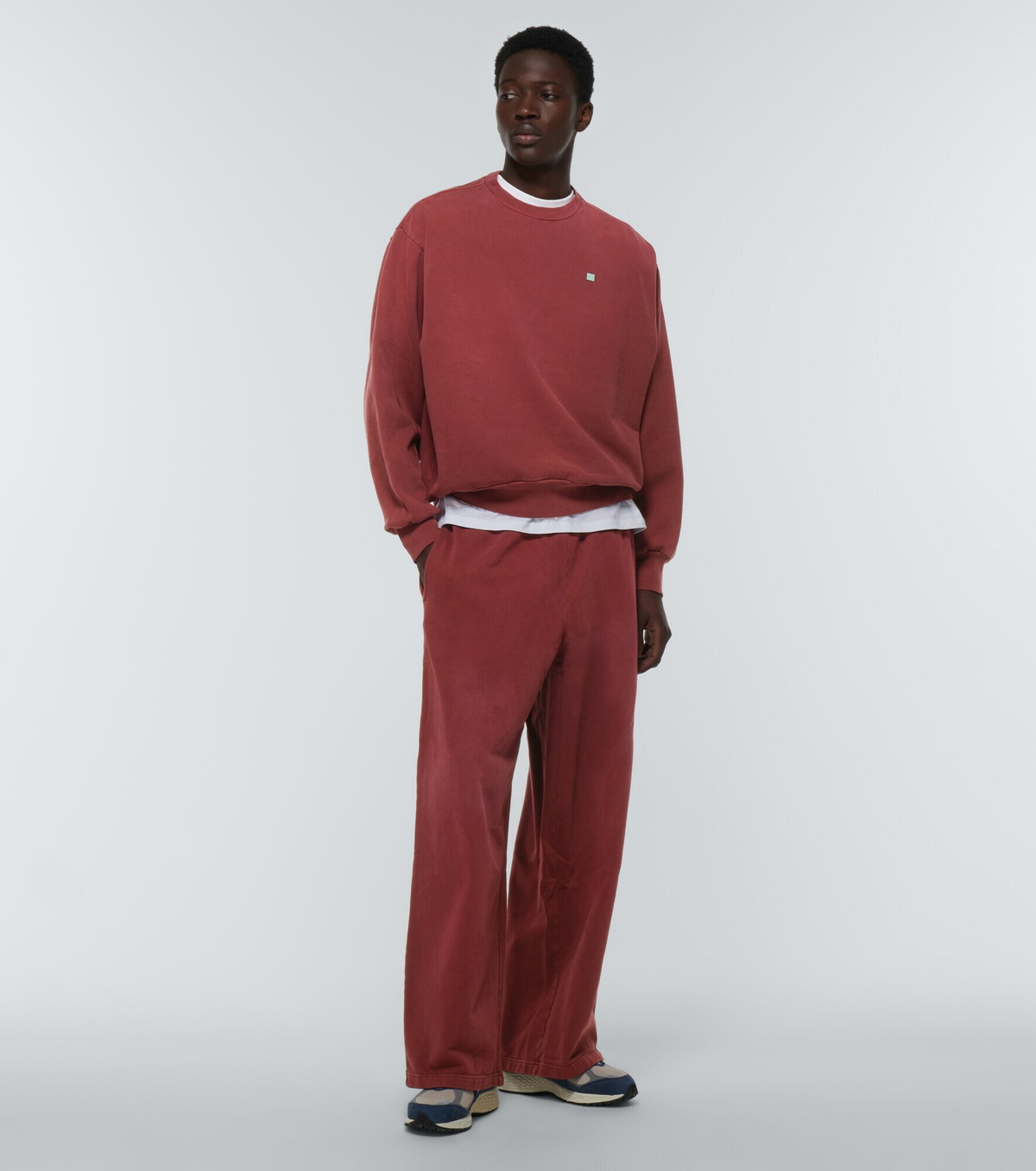 Acne Studios - Wide-leg cotton sweatpants Acne Studios