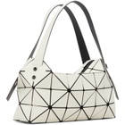 BAO BAO ISSEY MIYAKE White Boston Hand Bag
