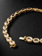 SHAY - 18-Karat Yellow Gold Topaz Tennis Bracelet