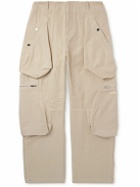 Jacquemus - Croissant Straight-Leg Cotton-Canvas Cargo Trousers - Neutrals