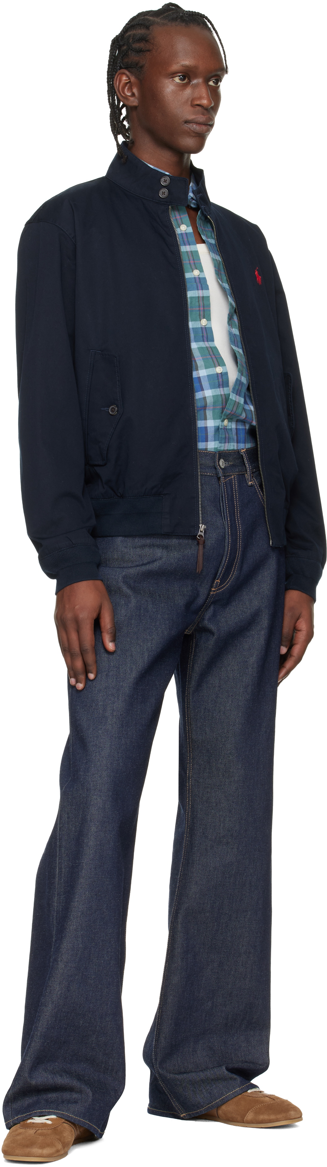 Polo Ralph Lauren Navy 'The Bedford Twill' Jacket Polo Ralph Lauren