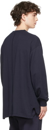 Nanamica Navy L/S Pocket T-Shirt