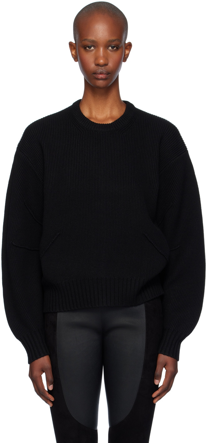Helmut lang distressed v neck sweater sale