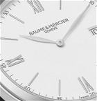 Baume & Mercier - Classima 40mm Steel and Croc-Effect Leather Watch, Ref. No. M0A10508 - White