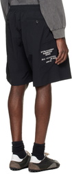 Song for the Mute Black 'SFTM/Academy' Gym Shorts