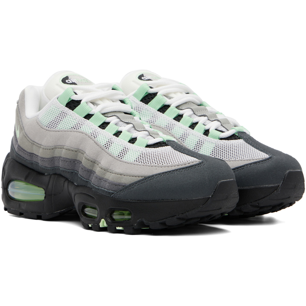 Nike Gray Air Max 95 Big Bubble Sneakers
