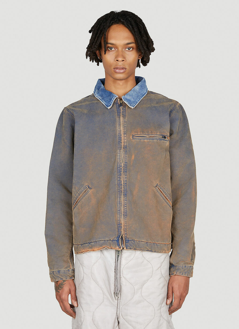 NOTSONORMAL - Washed Dads Jacket in Blue