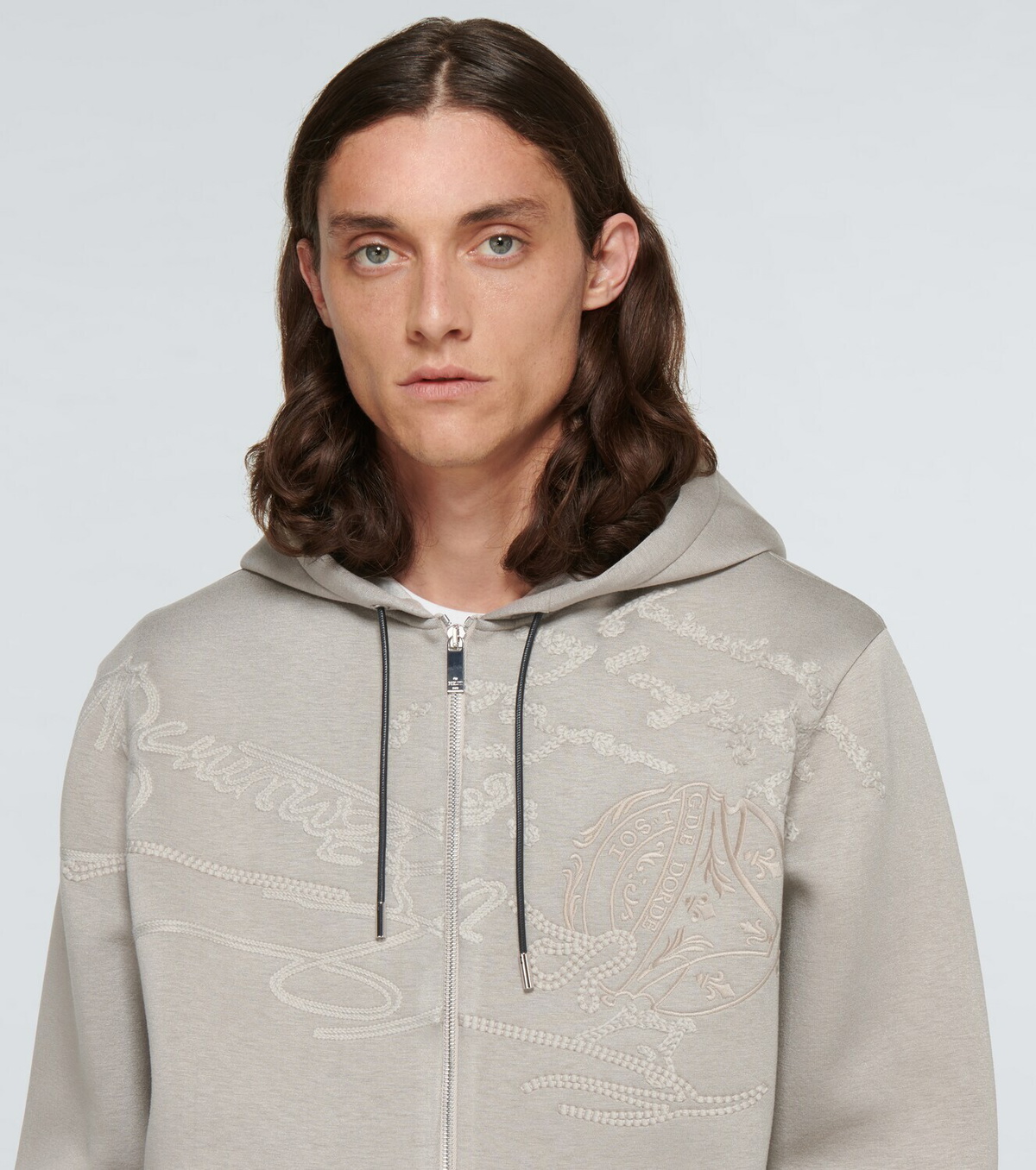 Berluti Scritto zipped hooded sweatshirt Berluti