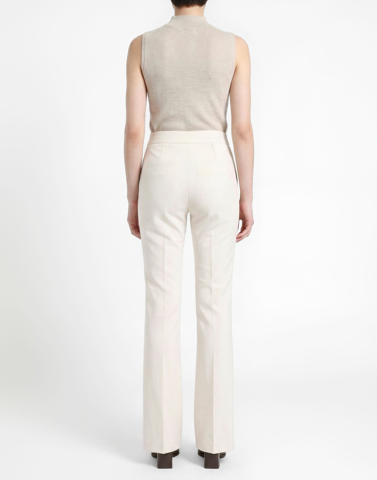 Chiara Boni La Petite Robe Womens Pants in Beige