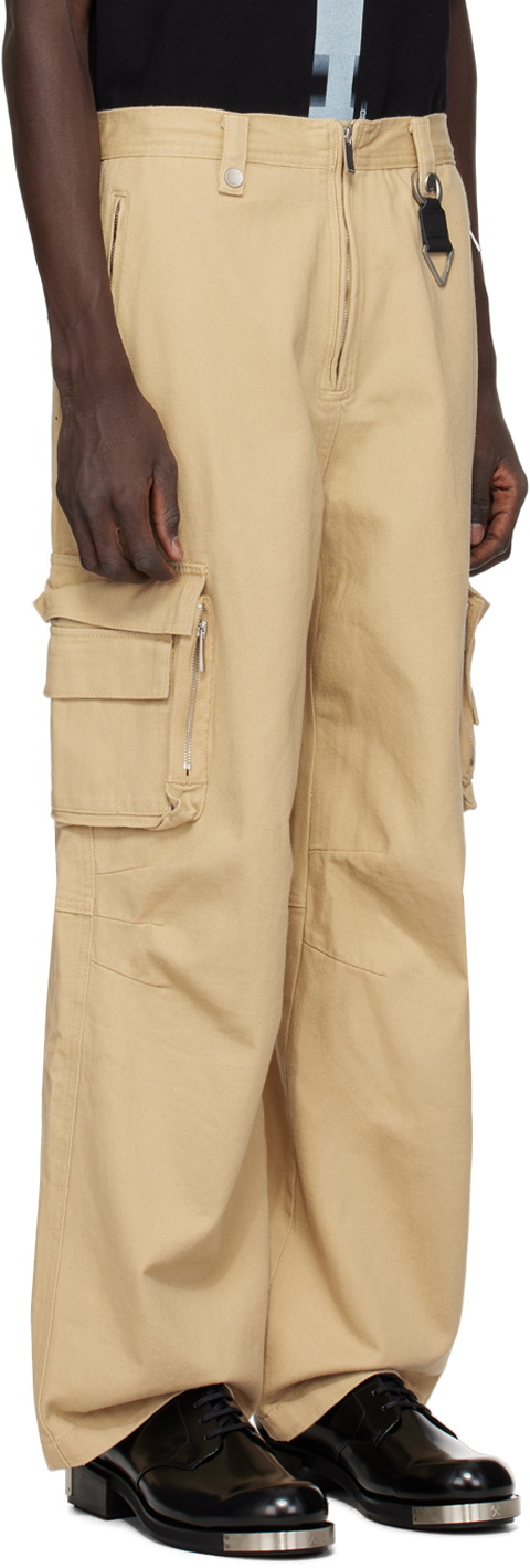 C2H4 Khaki Construction Cargo Pants