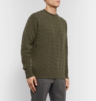 Emma Willis - Cable-Knit Cashmere Sweater - Green