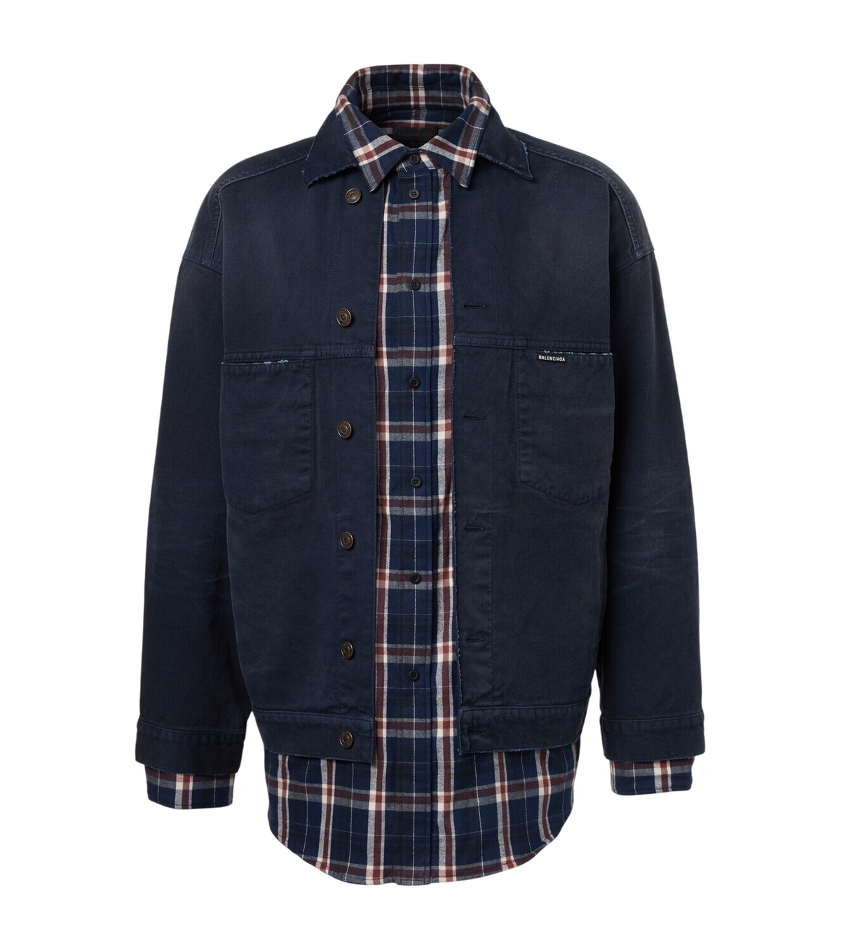 Balenciaga - Oversized Cotton-Shell Harrington Jacket - Black