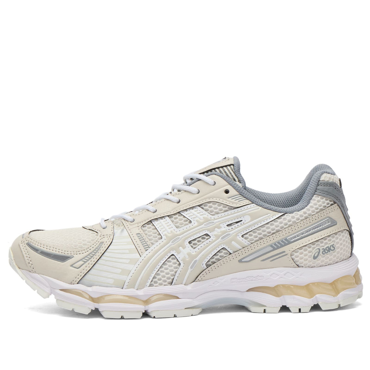 Asics GEL-KAYANO 12.1 Sneaker in Cream/Smoke Grey
