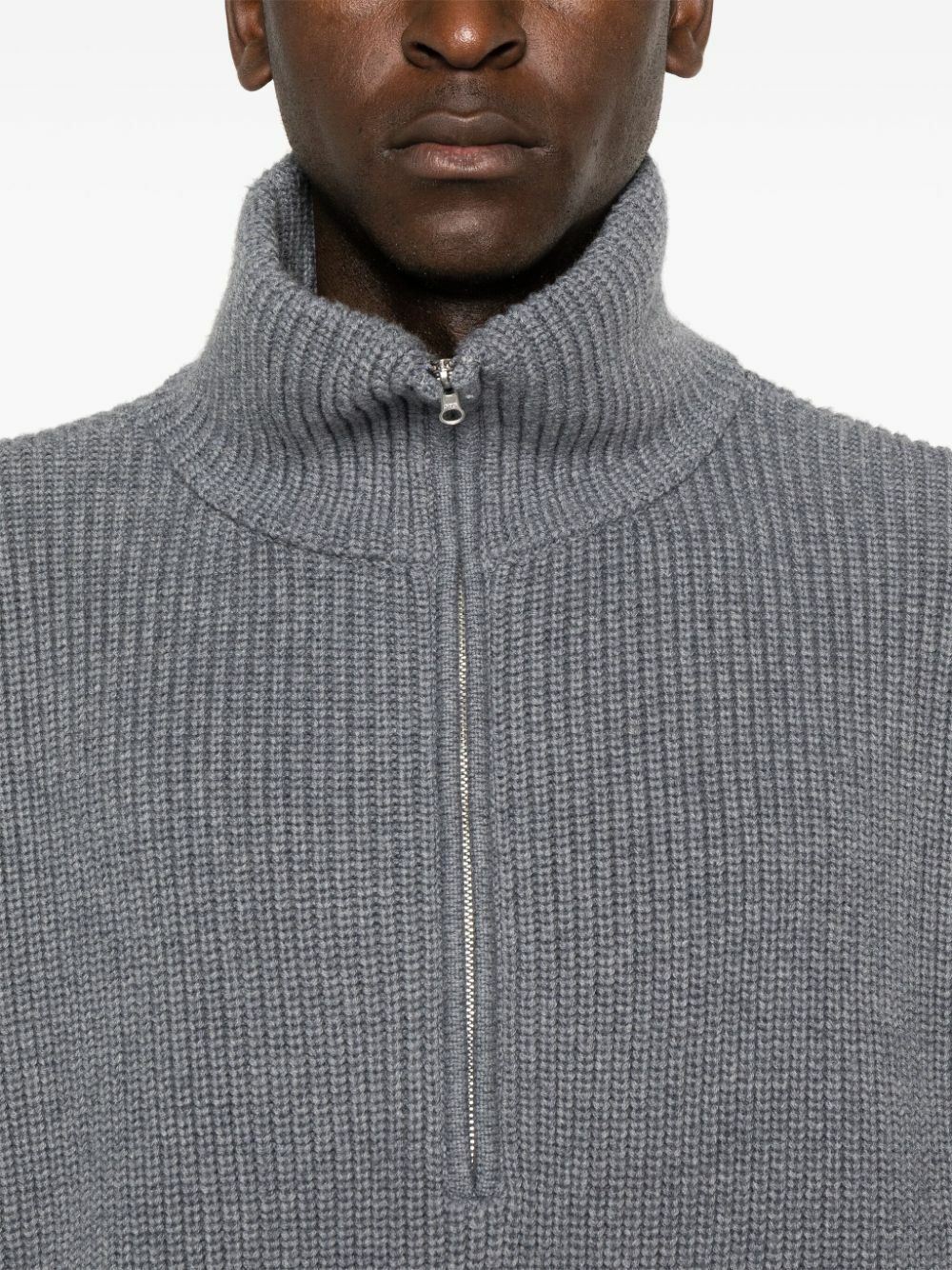 The Frankie Shop Half-Zip Fastening Jumper