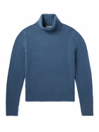 TOM FORD - Cashmere-Blend Rollneck Sweater - Blue