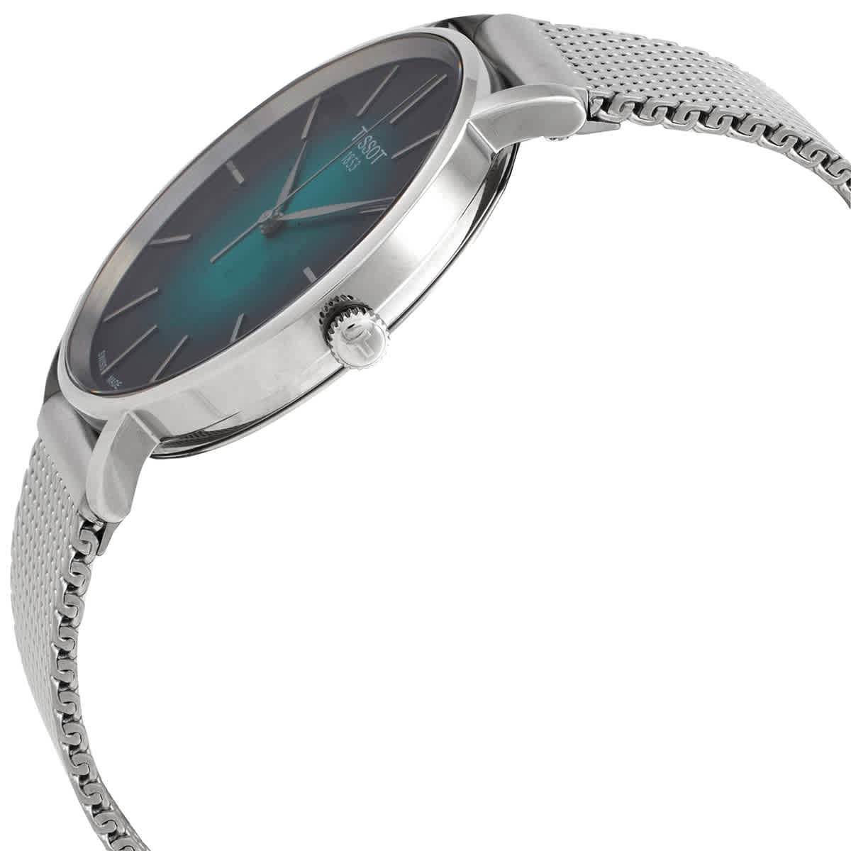 Tissot Everytime Quartz Graded Green-Black Dial Unisex Watch T143.410.11.091.00