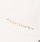 Acne Studios - Logo-Embroidered Cotton-Twill Baseball Cap - White