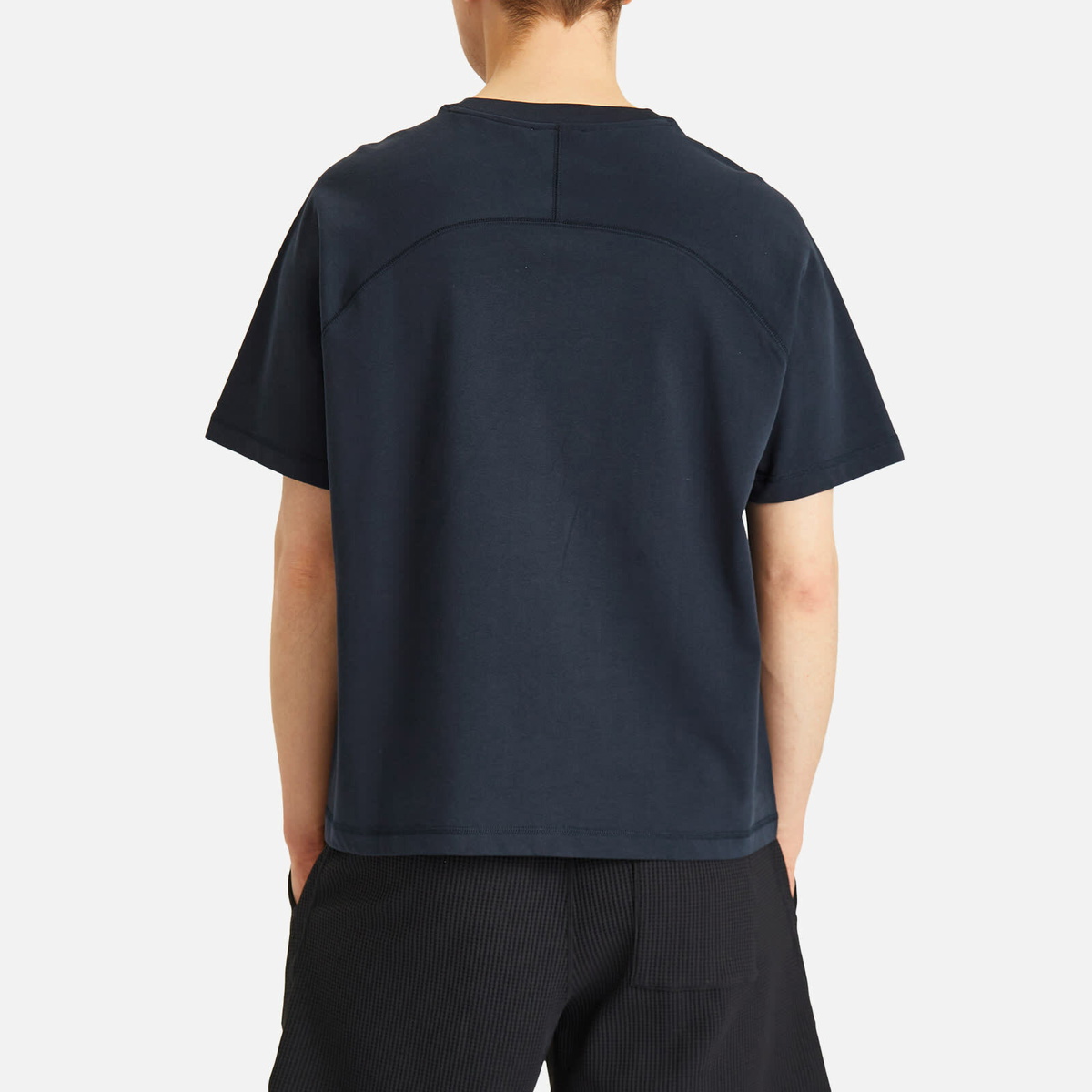 A.P.C. Men's x Asics Wind Logo T-Shirt in Dark Navy A.P.C.