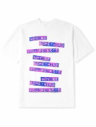 Stray Rats - Printed Cotton-Jersey T-Shirt - White