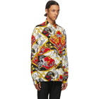 Versace Jeans Couture Red Paisley Fantasy Shirt