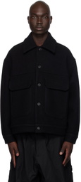Lownn Black Relaxed Fit Jacket