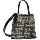 BALMAIN Black Pulse Bucket Bag