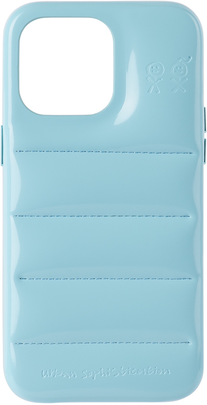 Photo: Urban Sophistication Blue 'The Puffer' iPhone 15 Pro Max Case