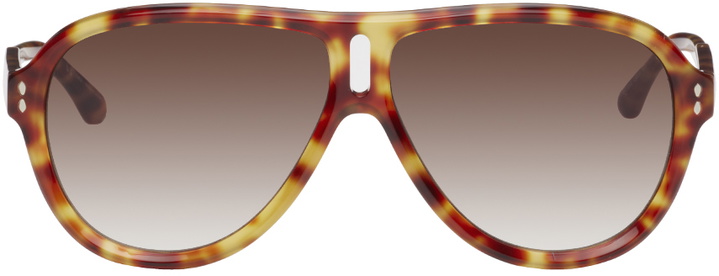 Photo: Isabel Marant Tortoiseshell Aviator Sunglasses