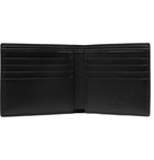 Valentino - Valentino Garavani Logo-Appliquéd Leather Billfold Wallet - Black