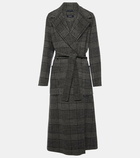 'S Max Mara Galles checked wool-blend coat