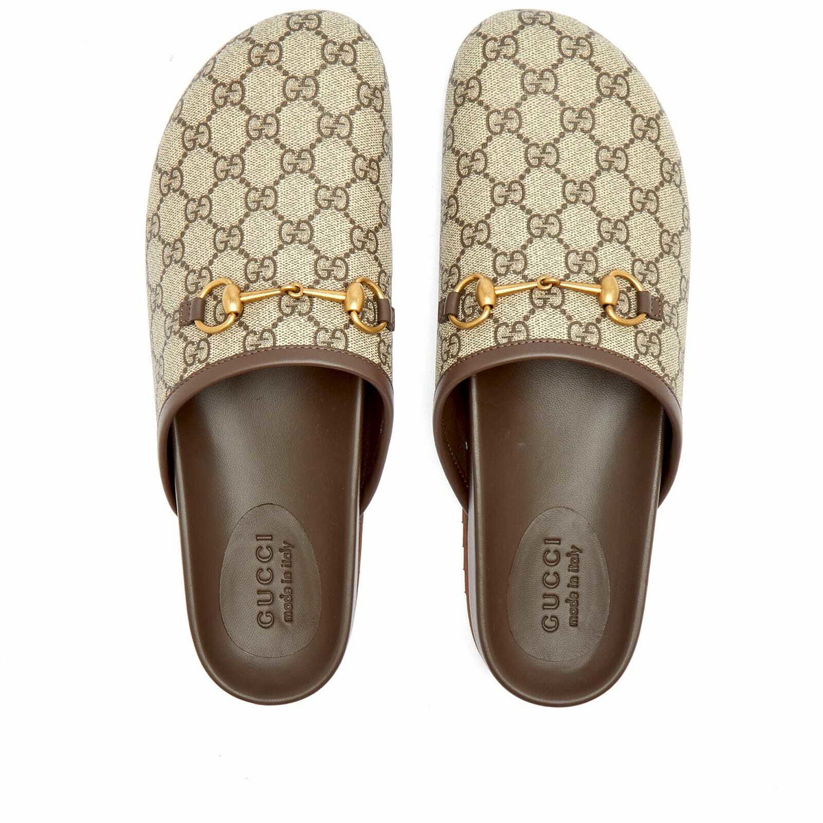 Gucci Men's GG Horsebit Slipper