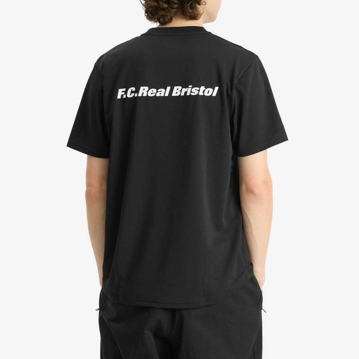 FCRB AUTHENTIC LOGO TEE M Tシャツ bristol F.C. Real Bristol Men's Authentic Logo T-Shirt in Black F.C.