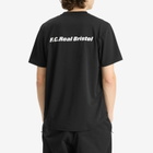 F.C. Real Bristol Men's Authentic Logo T-Shirt in Black