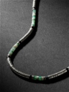 MAOR - Sonoran Silver, Onyx and Chrysoprase Necklace