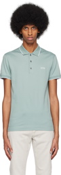 ZEGNA Blue Embroidered Polo